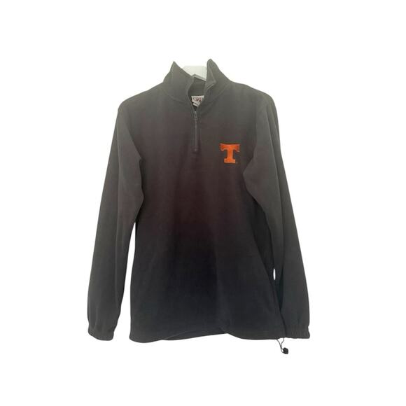 Fleece Quarter Zip University of Tennessee Volunteers Gray Sweatshirt Size Small - Picture 1 of 9